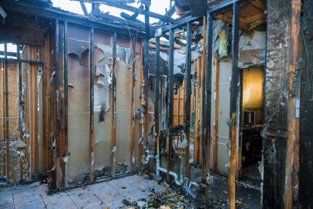Professional Emergency Fire Cleanup technician working in Laplace, LA